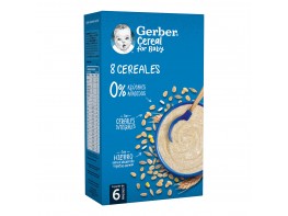 Imagen del producto Gerber papilla de 8 cereales +6 meses 500g