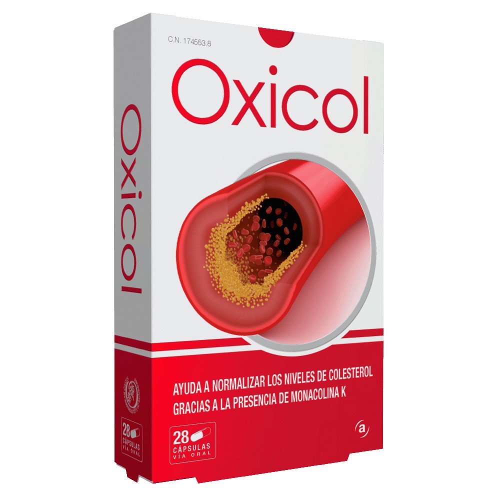 Imagen de Oxicol complemento alimenticio colesterol 28 cápsulas