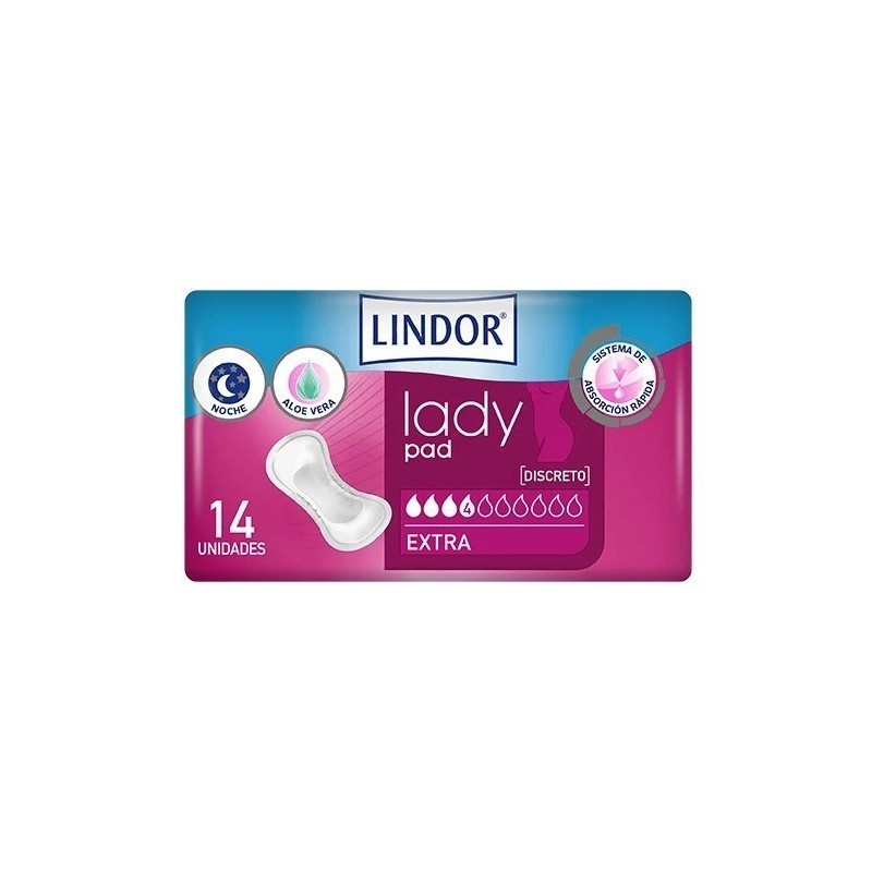 Imagen de Lindor premium lady pad extra 4 gotas